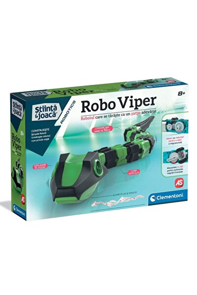 As Clementoni Robo Viper Kit de construcție șarpe robotic - 8+