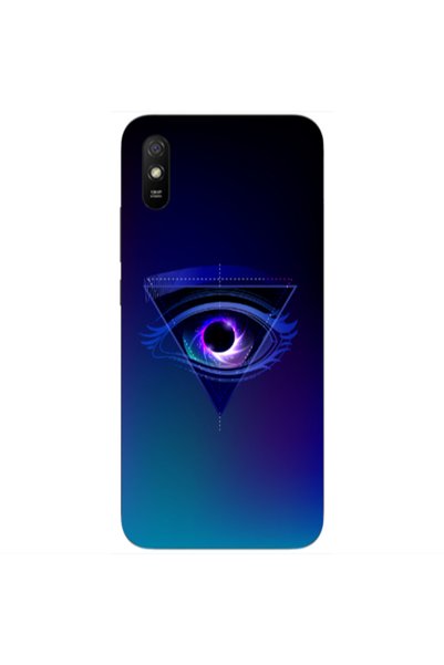 Other Xiaomi Redmi 9A Triangular blue eye Transparent Silicone TPU Θήκη