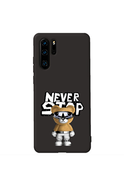 Other Huawei P30 Pro Never stop Black Colored Silicone TPU Θήκη