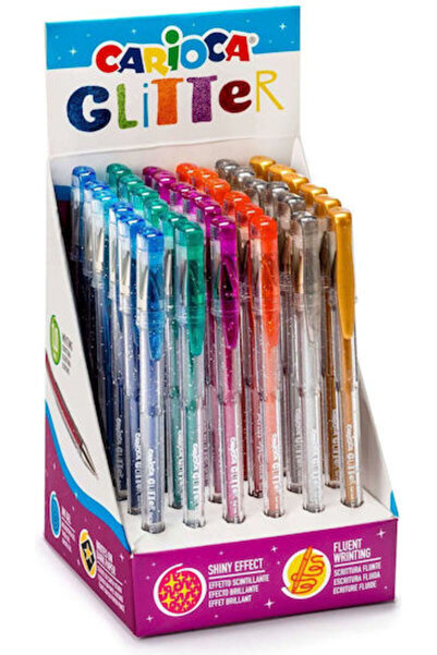 carioca Στυλό rollerball με γκλίτερ (Διάφορα Χρώματα) Κωδικός: 42166