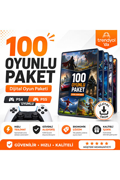 Genel Markalar 100 Oyunlu Dijital Oyun Paketi | PS4 & PS5 Uyumlu