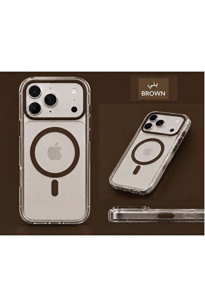 Generic Transparent protective case with colored frame compatible with iPhone...