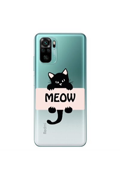 Other Xiaomi Redmi Note 10S Meow Transparent Silicone TPU Θήκη