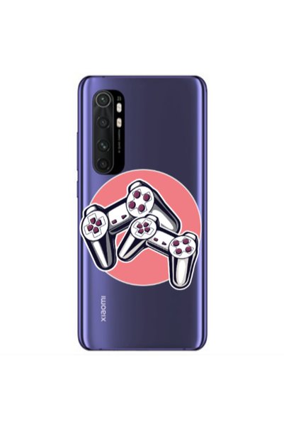 Other Xiaomi Mi Note 10 Lite Retro Joysticks Transparent Silicone TPU Θήκη