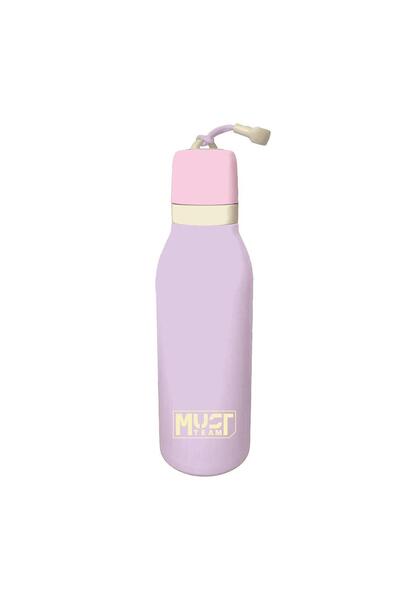 MUST Θερμός 500ml με στόμιο 2 σε 1 - Μωβ Μακαρόν