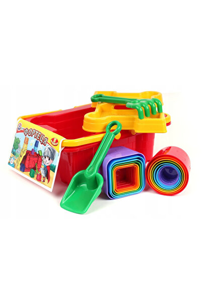 Technok Set jucarii nisip, Technok, 32 х 23.5 х 14 cm, Plastic, Multicolor