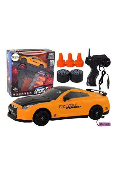 LeanToys Masina cu telecomanda 1:24, model drift, cu roti interschimbabile, M...