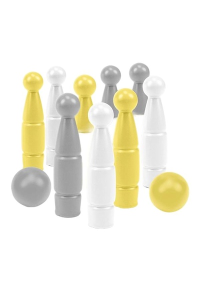 Wader Set bowling de plaja, Wader, Plastic, 9 Popice, 2 Mingi, Multicolor
