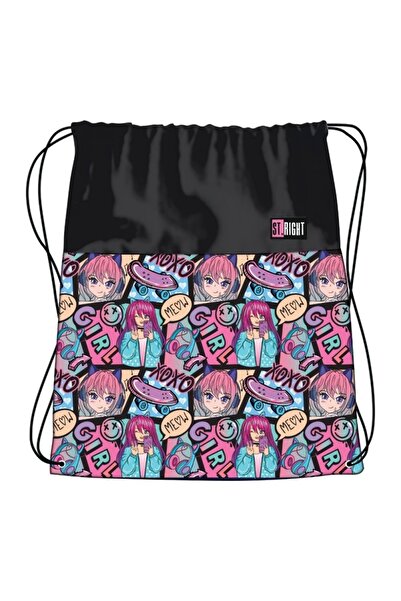 MC Micostore Rucsac cu snur pentru copii St.Majewski St. Right Manga Girl, 30...