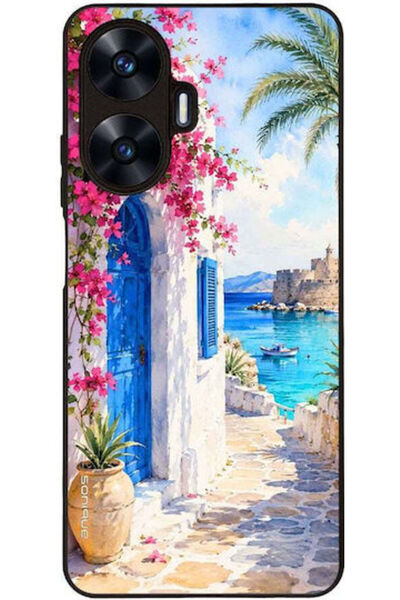 Other Θήκη Σονίκ Σειρά Μουσικής των Ελληνικών Νησιών Realme C55 Σοκάκι της Ρόδου