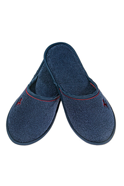 Amaryllis Slippers Ανδρική παντόφλα δωματίου από πετσετέ ύφασμα, μπλε, βαμβακ...