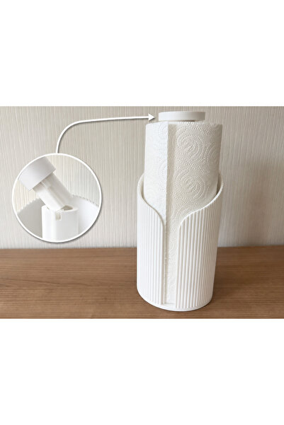 MYE TEKNOLOJİ Modern Paper Towel Holder, Roll Paper Towel Holder, Countertop ...