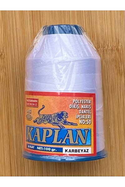 Kaplan 6 Layers of 100 Gr Polyester Thread for Sewing, Embroidery, and Lace H...