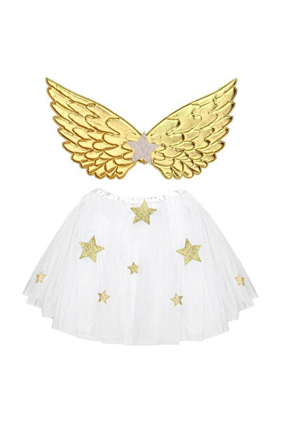 Widmann Costum inger copii set aripi aurii tutu multicolor