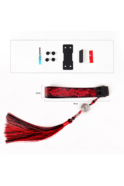 silabor Dekoratif Mekanik Klavye Askısı (Strap), Dövüş Sanatları Tarzı Püskül...
