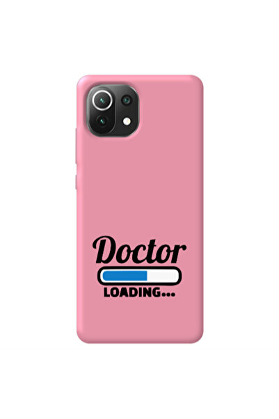 Other Xiaomi Mi 11 Lite Doctor Loading Pink Colored Silicone TPU Θήκη