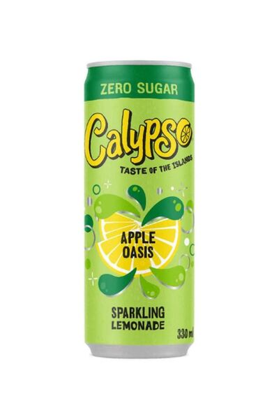 Calypso Zero Sugar Apple Oasis Sparkling Lemonade Can 330ml