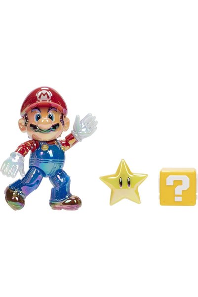Cici Oyuncak Super Mario Star Power Mario Figür Seti Süper Yıldız ve Soru Blo...