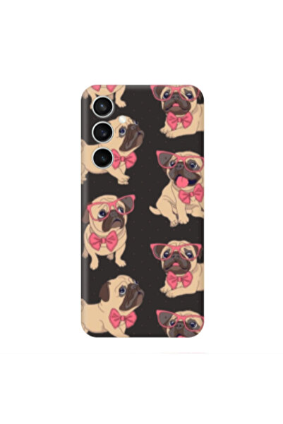 Other Samsung S24 Plus Dog Spectacled Black Colored Silicone TPU Θήκη
