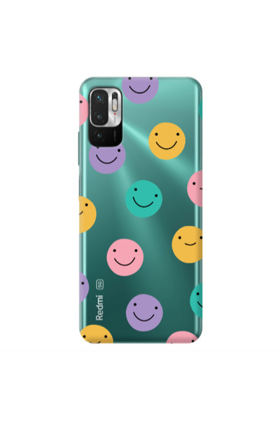 Other Xiaomi Redmi Note 10 Pro 5G Colorful smiles Transparent Silicone TPU Θήκη