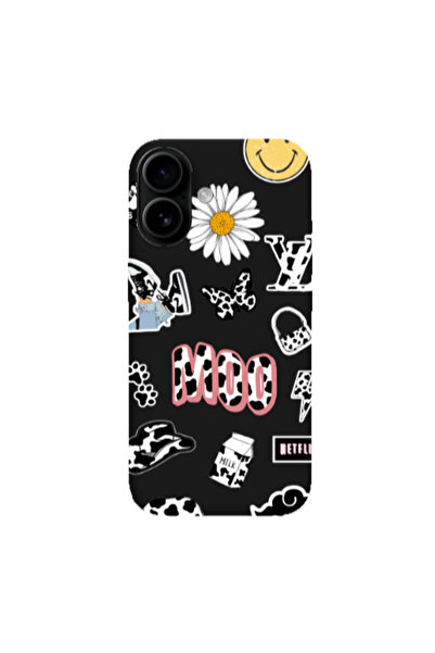 Other Apple Iphone 16 plus Find Yourself 6 Black Colored Silicone TPU Θήκη