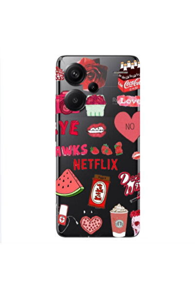 Other Xiaomi Redmi Note 13 Pro+ 5G pizza is my valentine Transparent Silicone...