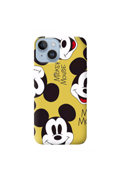 Other Apple iPhone 14 Plus Mickey Mouse Yellow Colored Silicone TPU Θήκη