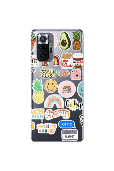 Other Xiaomi Redmi Note 10 Pro 4G Good vibes Transparent Silicone TPU Θήκη