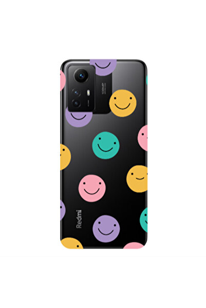 Other Xiaomi Redmi Note 12s Colorful smiles Transparent Silicone TPU Θήκη
