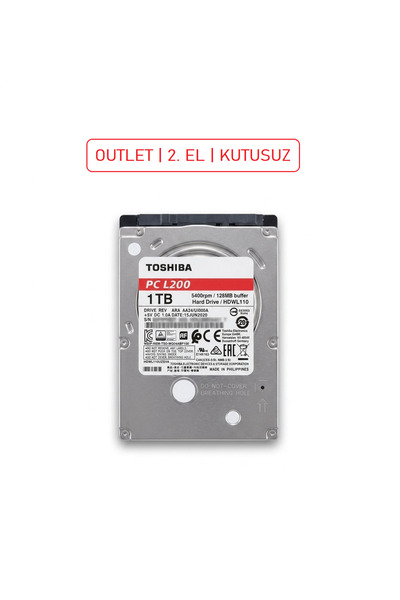 Toshiba L200 HDWL110UZSVA SATA 3.0 5400 RPM 2.5" 1 TB Harddisk Outlet | 2. El...