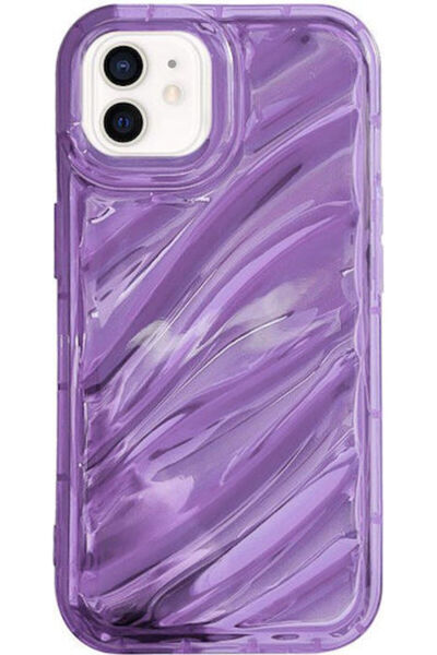 OEM Κάλυμμα Πλάτης Σιλικόνης Μωβ Waves (iPhone 11) Κωδικός: 01IPH5427