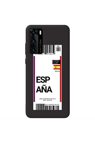 Other Huawei P40 Espana Arrival Black Colored Silicone TPU Θήκη