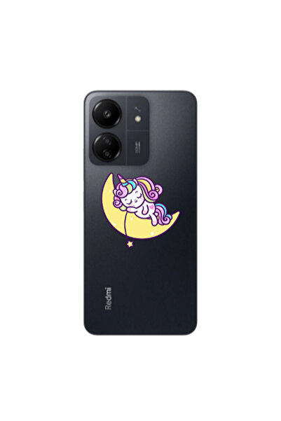 Other Xiaomi Redmi 13C Sleeping horse Transparent Silicone TPU Θήκη
