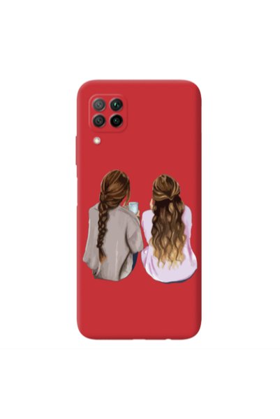 Other Huawei P40 Lite Friends Red Colored Silicone TPU Θήκη