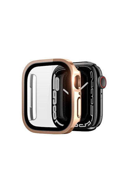 Dux Ducis Πλαστική θήκη Hamo σε ροζ χρυσό χρώμα για Apple Watch 41mm