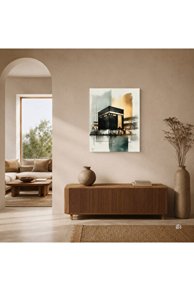 TOHAFY STORE لوحة كانفس "قبلة" مقاس 60×80 سم Wall decor-Art Qubla