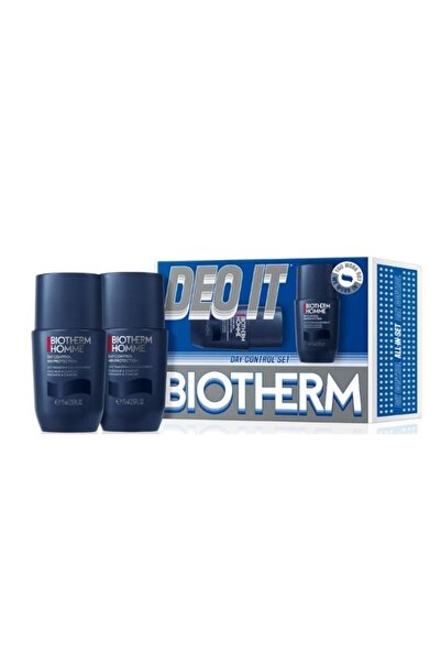 Biotherm Αποσμητικό roll-on σετ Homme Έλεγχος Ημέρας, 2 x 75 ml