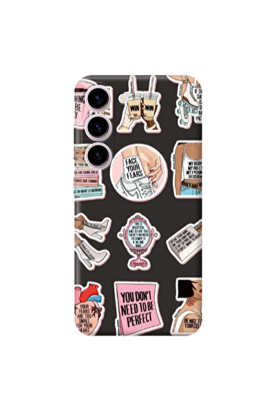 Other Samsung S23 Plus Everything will be okay Black Colored Silicone TPU Θήκη