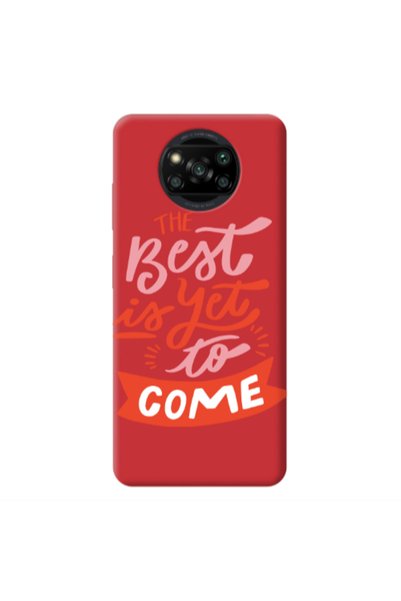 Other Xiaomi Poco X3 /X3 Pro The Best Red Colored Silicone TPU Θήκη