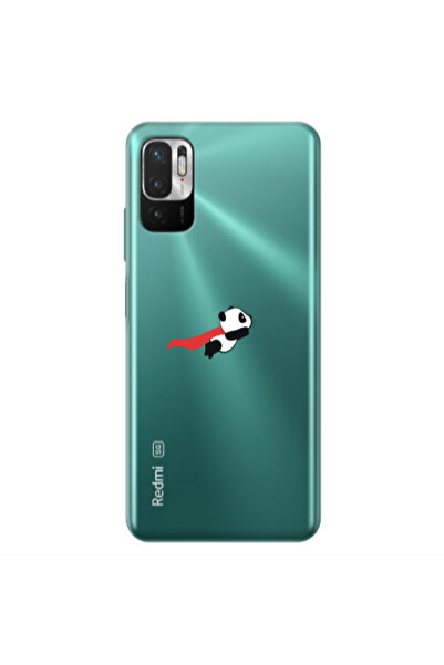 Other Xiaomi Redmi Note 10 Pro 5G kite flying panda Transparent Silicone TPU ...