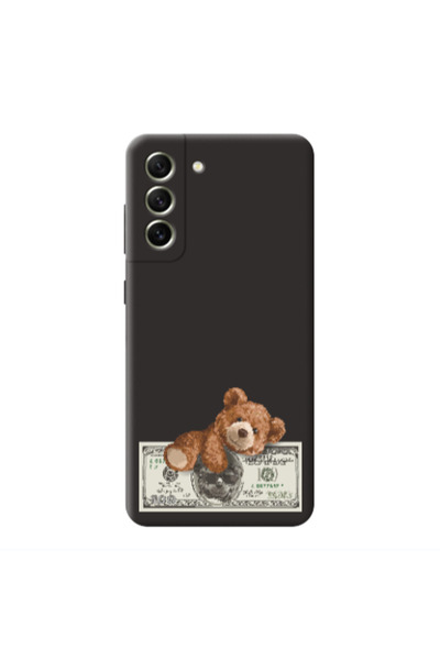 Other Samsung S21 PLUS Money Style Black Colored Silicone TPU Θήκη