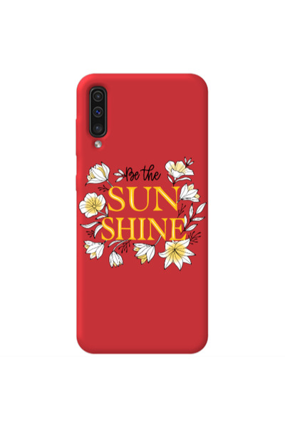 Other Samsung A70 Sun Shine Red Colored Silicone TPU Θήκη