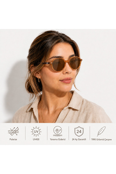 EXELİNE 170-Col Series Polarized Women's Sunglasses-Polarized-Uv400-Reflectio...