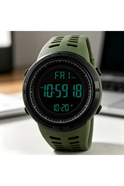 Choice7 1pcs-Green Men's Sports Watches Electronic Watch Outdoor Multifunctio...