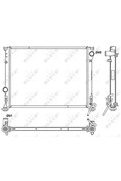 NRF Radiator Racire Motor CHRYSLER 300C