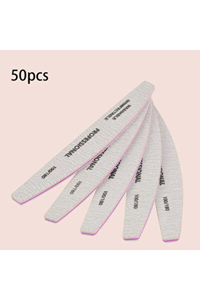 Choice 50 قطعة 100 180 Grit 25/50 قطعة مبارد أظافر احترافية 100 180 EVA نصف ق...