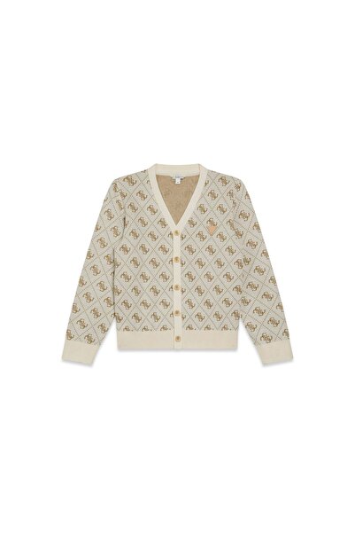 Guess Cardigan de fată L6RR12Z3OE2 Bej