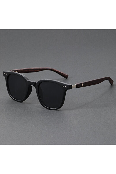 Choice3 Back Trendy Retro Wood Grain Sunglasses Polarized UV Protection for M...