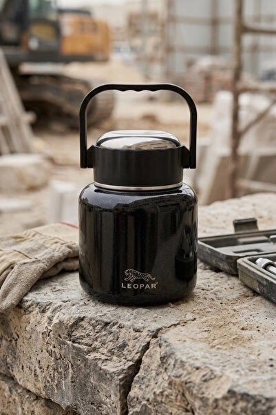 Cooker ترمس طعام بسعة 900 مل من ليوبارد مع ملعقة YK1517