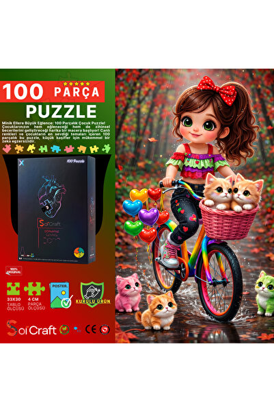 Soi Craft 100 Parça Puzzle Pati Takımı Yola Çıkıyor #7036